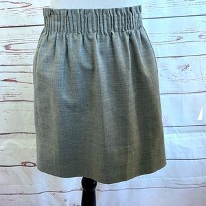 J. Crew gray mini skirt size 6